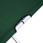 Camping Bed Folding Stretcher Lightweight w/ Carry Bag – Green